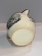Load image into Gallery viewer, Staffordshire War of 1812 Pitcher Commodore Bainbridge and Major Genl. Brown Ca. 1815
