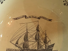 Load image into Gallery viewer, Staffordshire Creamware Liverpool Bowl Success to the Trade of America Ca. 1800
