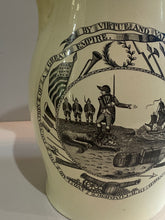 Load image into Gallery viewer, Staffordshire Creamware Liverpool Pitcher World In Planisphere Virtue and Valour Washington
