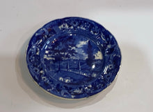 Load image into Gallery viewer, Historical Staffordshire Blue Transfer Plate Mendenhall Ferry Philadelphia 1825

