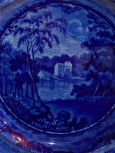 Load image into Gallery viewer, Historical Staffordshire Blue Plate Gilpin’s Mill on the Brandywine
