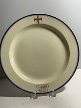 Load image into Gallery viewer, Staffordshire Creamware Liverpool Herculaneum Plate American Eagle And Monogram
