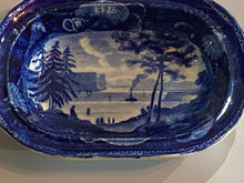 Load image into Gallery viewer, Historical Staffordshire Blue Vegetable Dish Tappenzee From Greensburg

