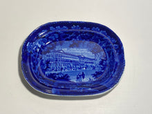 Load image into Gallery viewer, Historical Staffordshire Blue Small Platter Hanover Terrace Regents Park London Ca. 1825
