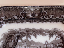 Load image into Gallery viewer, Staffordshsire Mulberry Ironstone Washington Vase Ca. 1840
