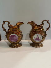 Load image into Gallery viewer, Historical Staffordshire Copper Luster William Harrison Large Pitcher 1840’s A
