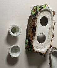 Load image into Gallery viewer, Staffordshire Porcelain Figure Inkwell Of George Washington On Horseback 1830’s
