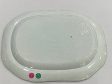 Load image into Gallery viewer, Historical Staffordshire Blue Landing of Lafayette Platter 15 1/4”
