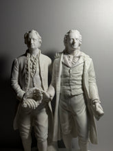 Load image into Gallery viewer, 19th C. Johann Wolfgang Goethe Johann Christoph Friedrich Schiller Parian Figure
