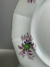 Load image into Gallery viewer, Staffordshire Mulberry Green Transfer Liberty Cap Patriotic Flag 3 Dinner Plates 1840

