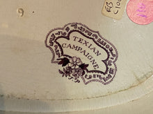 Load image into Gallery viewer, Historical Staffordshire Mulberry Transfer Texian Campaign Small Platter
