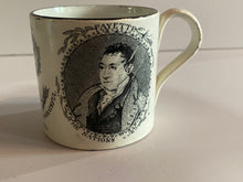 Load image into Gallery viewer, Staffordshire Pearlware Washington and Lafayette Republicans Childs Mug
