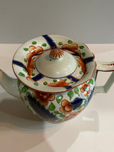 Load image into Gallery viewer, Staffordshire Pearlware Gaudy Dutch Teapot War Bonnet Pattern
