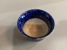 Load image into Gallery viewer, Historical Staffordshire Blue Cottage In Woods Custard Cup

