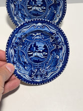 Load image into Gallery viewer, Staffordshire Blue Transfer Quadrupeds Plate Dog Ca. 1825
