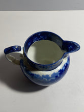 Load image into Gallery viewer, Historical Staffordshire Blue Pitcher Boston State House Scudder’s Museum 1825
