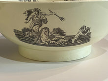 Load image into Gallery viewer, Staffordshire Creamware Liverpool Bowl Success to the Trade of America Ca. 1800
