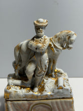 Load image into Gallery viewer, Antique Porcelain Fairing trinket Box Ulysses S. Grant Horse

