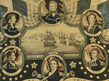 Load image into Gallery viewer, Original Navel Heros of the United States N. Currier &amp; Ives Battle of Lake Champlain
