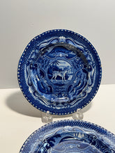 Load image into Gallery viewer, Staffordshire Blue Transfer Plate Quadruped Spotted Dog Ca. 1825
