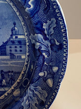 Load image into Gallery viewer, Historical Staffordshire Blue Plate Scudder’s American Museum Scarce View
