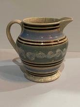 Load image into Gallery viewer, Staffordshire Pearlware Mochaware Pitcher With Earthworms Ca. 1830
