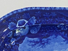Load image into Gallery viewer, Historical Staffordshire Blue Platter View of Dublin By Wood
