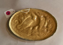 Load image into Gallery viewer, Historical Staffordshire Yelloware Plaque With Embossed Eagle Ca. 1830’s

