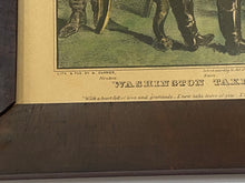 Load image into Gallery viewer, Original N. Currier &amp; Ives Print Washington Taking Leave Of The Officers Of Army
