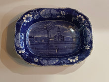 Load image into Gallery viewer, Historical Staffordshire Pittsfield Elm Massachusetts Vegetable Dish by Clews
